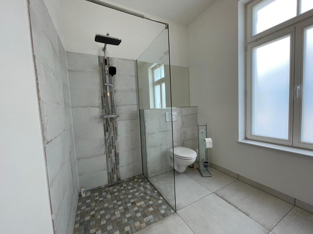 Boutique Hotel Pension Luisengruen Kueche 1Gbs Wlan Netflix Disney Magentatv Chemnitz Luaran gambar